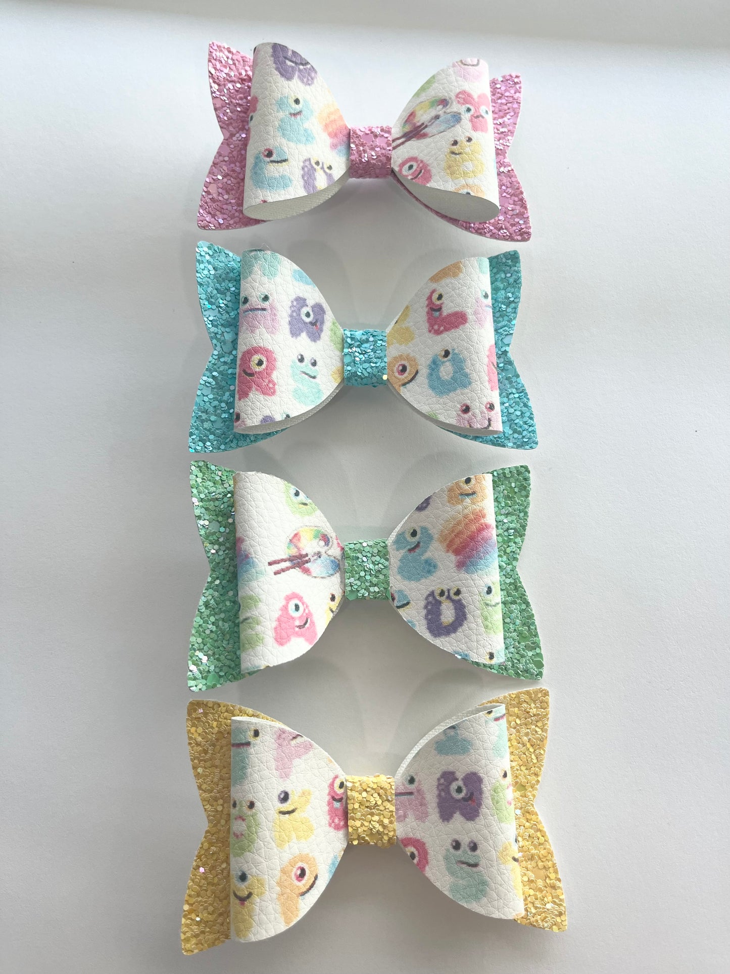 Glitter ABC Bows
