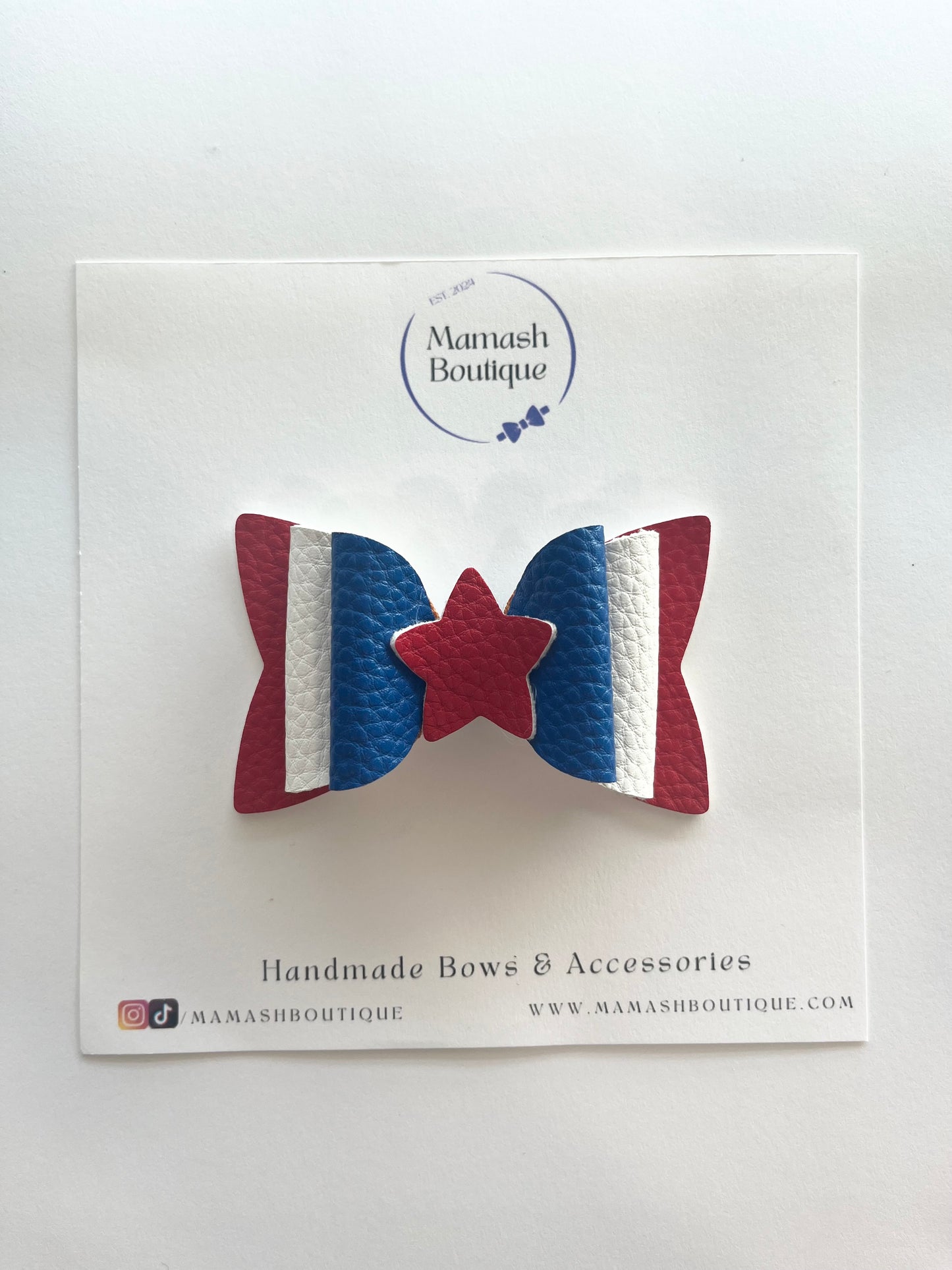 Red, White, & Blue Bow