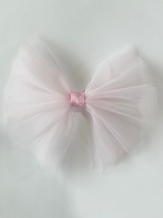 Butterfly Style Pink Sheer Bow