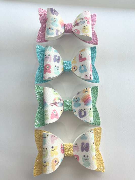 Glitter ABC Bows
