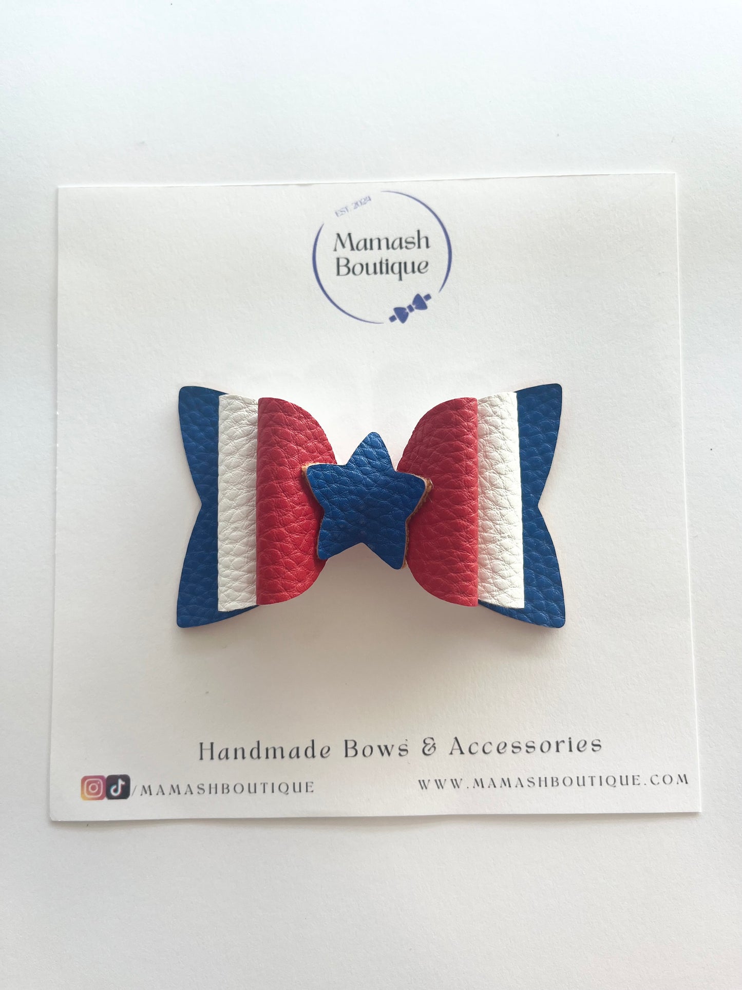 Red, White, & Blue Bow