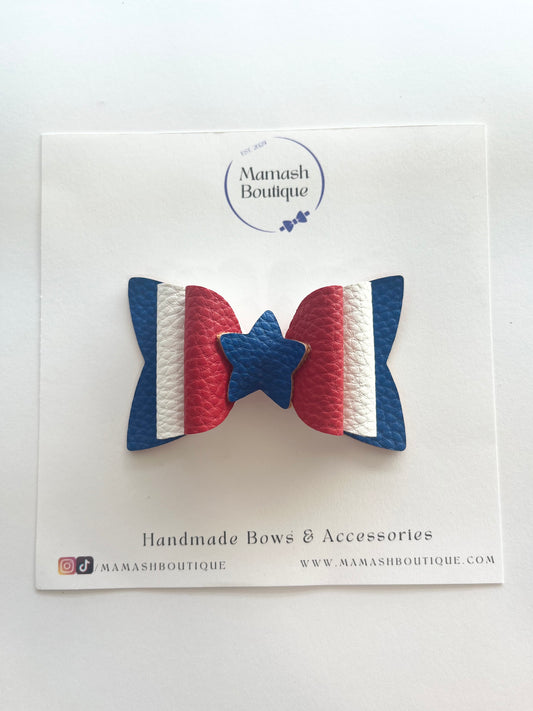 Red, White, & Blue Bow