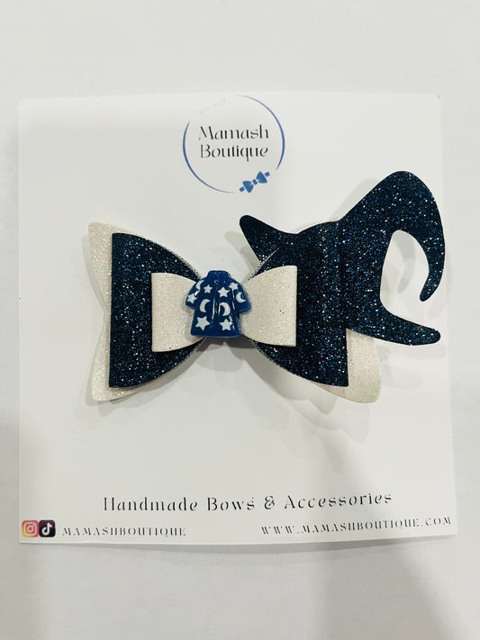 Blue & White Wizard Bow